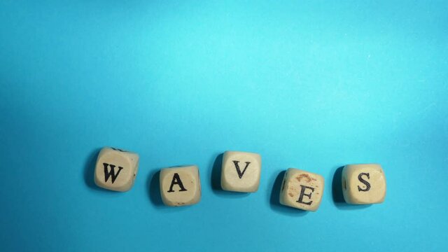 Waver word with a waver light