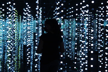 Lluvia de luces azules © Israel Barrios