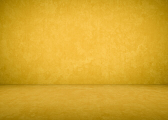 yellow concrete interior