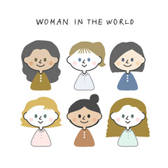 世界の女性たち　セット