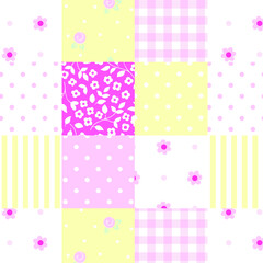 Abstract floral seamless pattern.