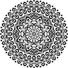 Mandala Pattern Stencil doodles sketch good mood
