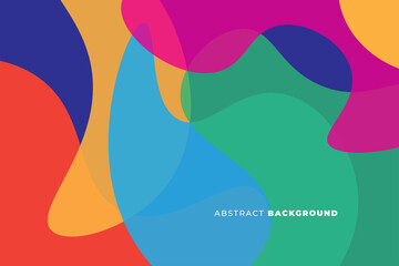 Colorful liquid and fluid background