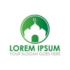mosque vector , ramadan logo vector
