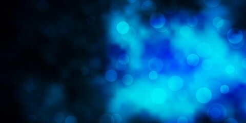 Dark BLUE vector layout with circles.