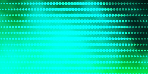 Naklejka premium Light Green vector backdrop with circles.