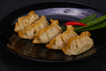 Japanese traditional cuisine Gyoza dumplings
