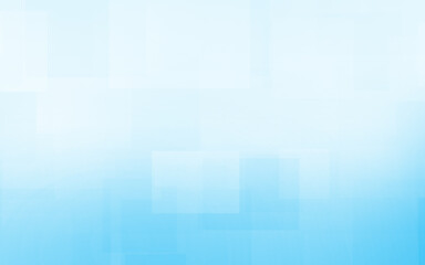 Abstract blue white and gray polygon square pattern gradient background. with space for concept design Technology and modern. 3d render illustration.