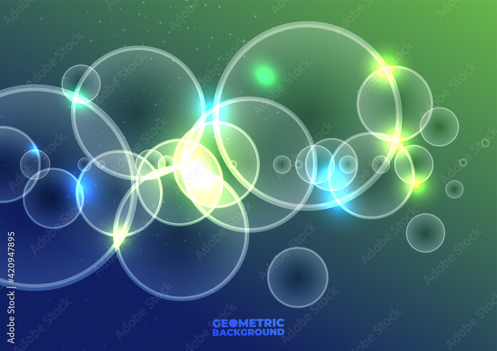 Poster technology background color vector for web and design