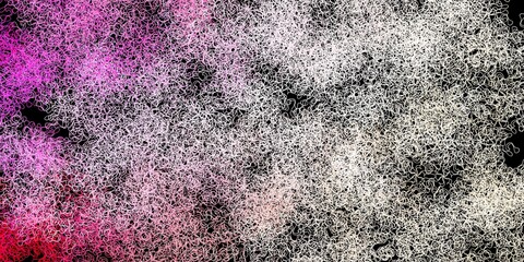 Dark pink vector backdrop with bent lines.