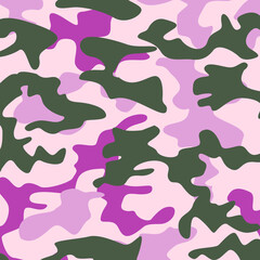 Fashionable camouflage pattern, vector illustration.Military print  Vector wallpaper