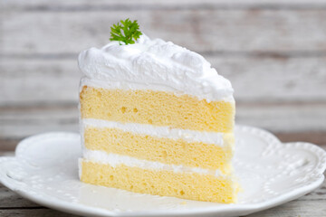 Cakes, sweets, pancakes and cream