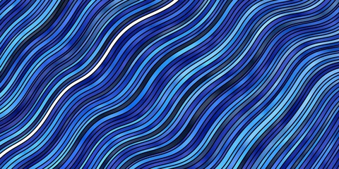 Light BLUE vector background with lines.