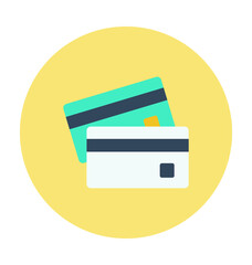 Credit Card Colored Vector Icon