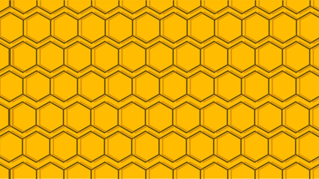 Background Beehive Motif Pattern