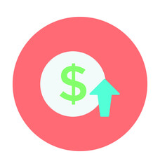 Currency Value Colored Vector Icon