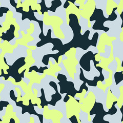 Fashionable camouflage pattern, vector illustration.Military print  Vector wallpaper