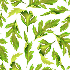 Tropical leaves. seamless stylish fashion pattern