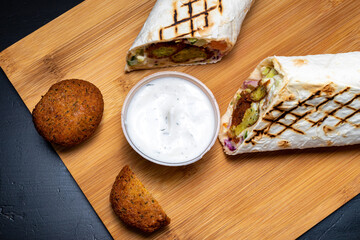 delicious and beautifully served food