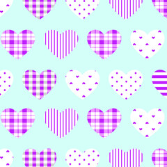 Hearts pattern background, for wrapping paper, greeting cards, posters, invitation, wedding and Valentines cards.