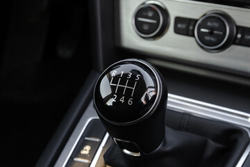 Interior details. Gearbox details.