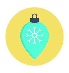 Bauble Colored Vector Icon