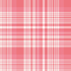 Seamless pattern in warm pink colors for plaid, fabric, textile, clothes, tablecloth and other things. Vector image.