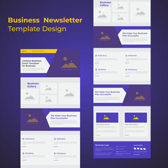 Creative Email Newsletter Template Design For Business