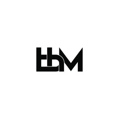 tbm letter original monogram logo design