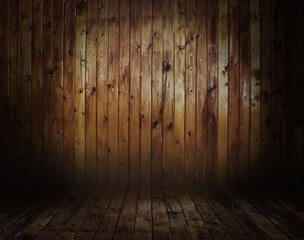 old wooden interior