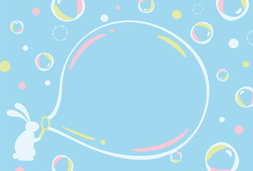 vector background with soap bubbles for banners, cards, flyers, social media wallpapers, etc.