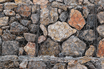 Old rock surface wall background.