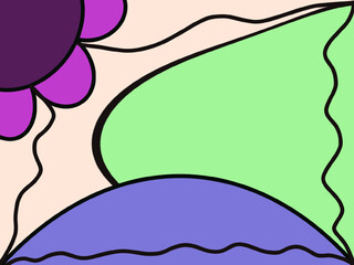 Abstract Flower pattern