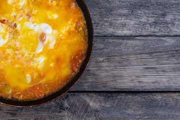 Shakshouka, Mediterranean cuisine.