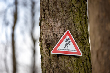 Fototapeta premium Schild 