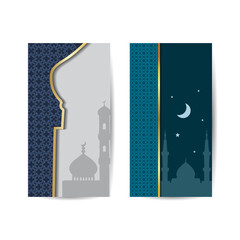 Mosque Suitable for Ramadan and Eid Greeting, Background, Islamic Celebration. islamic background banner