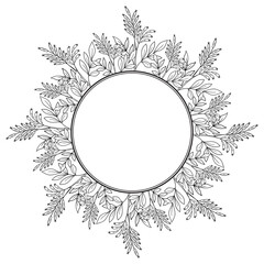 bitter-wood, frame, border