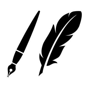 Feather Pen Vector Icon