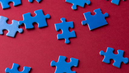 blue puzzles, textures and background