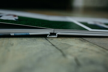 example of a family photo book, high-quality photo print, spread of the book, store memories beautifully in a family album