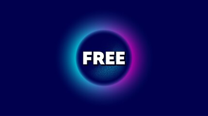 Free symbol. Special offer sign. Vector