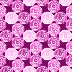 roses. abstract seamless pattern in lilac and pink tones.