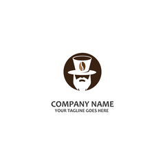 coffee bean icon vector