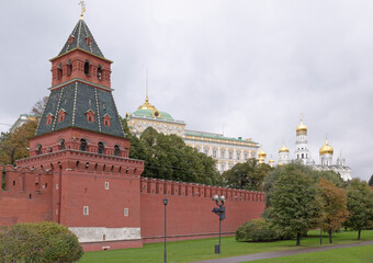 Fototapeta na wymiar View of the Kremlin in Moscow