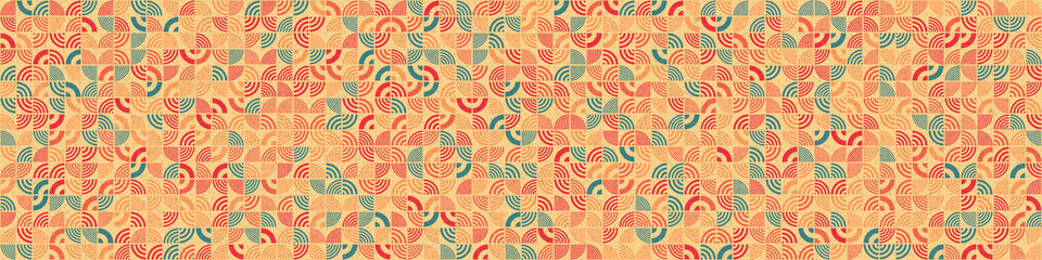 Abstract Geometric Pattern generative computational art illustration