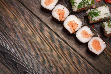 sushi chopsticks ginger snack delicacy gourmet food diet