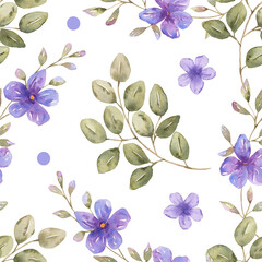 Watercolor Background Digital art wedding birthday template