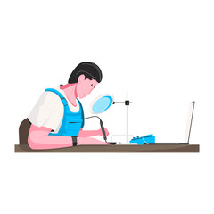 Gadget Repair Man Composition