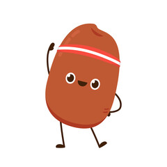 Peanuts character design. Peanuts on white background.