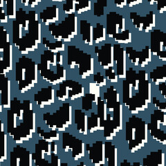 Abstract animal skin leopard seamless pattern design. Jaguar, leopard, cheetah, panther fur. Seamless camouflage background for fabric, textile, design, cover, wrapping.